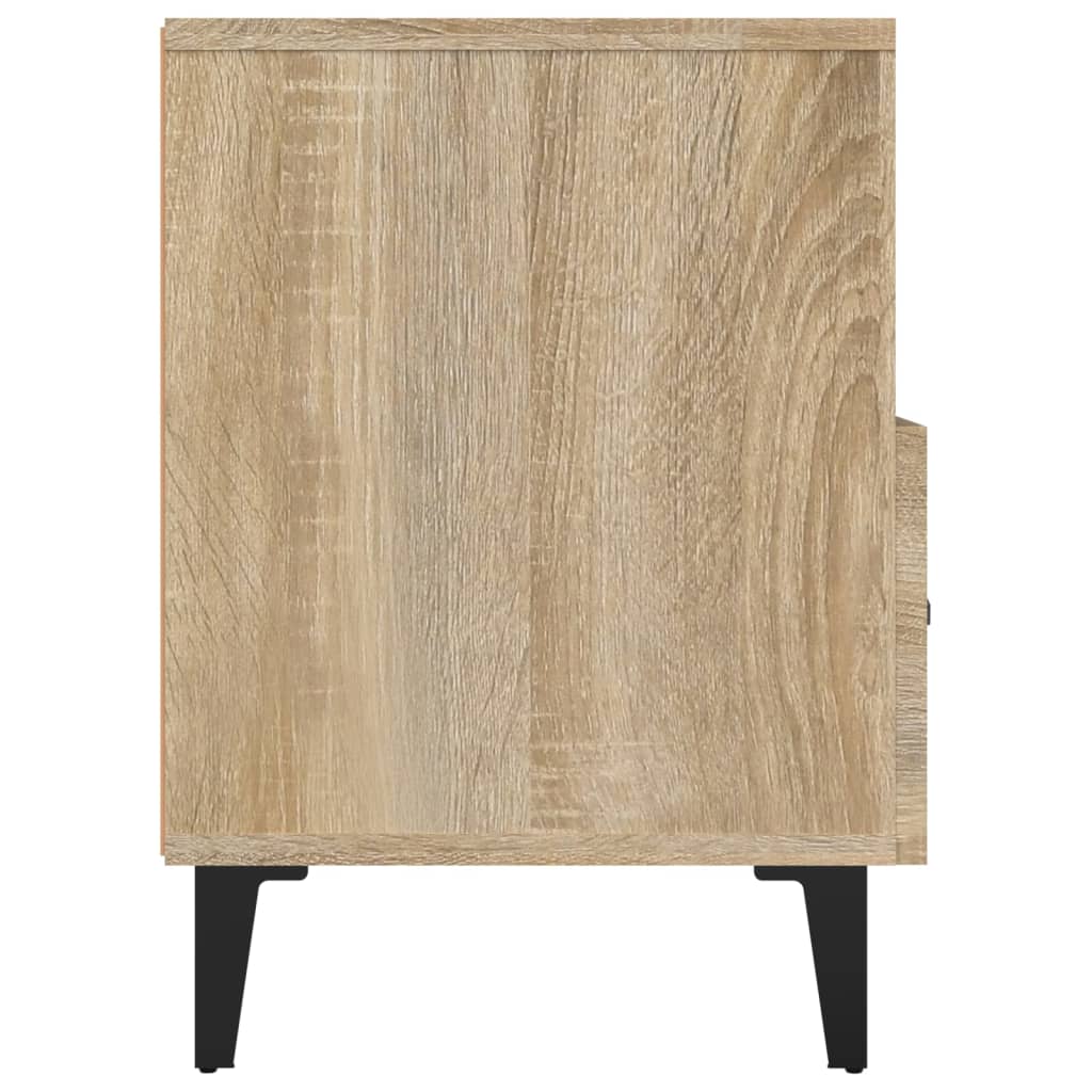 vidaXL Tv-meubel 80x36x50 cm bewerkt hout sonoma eiken