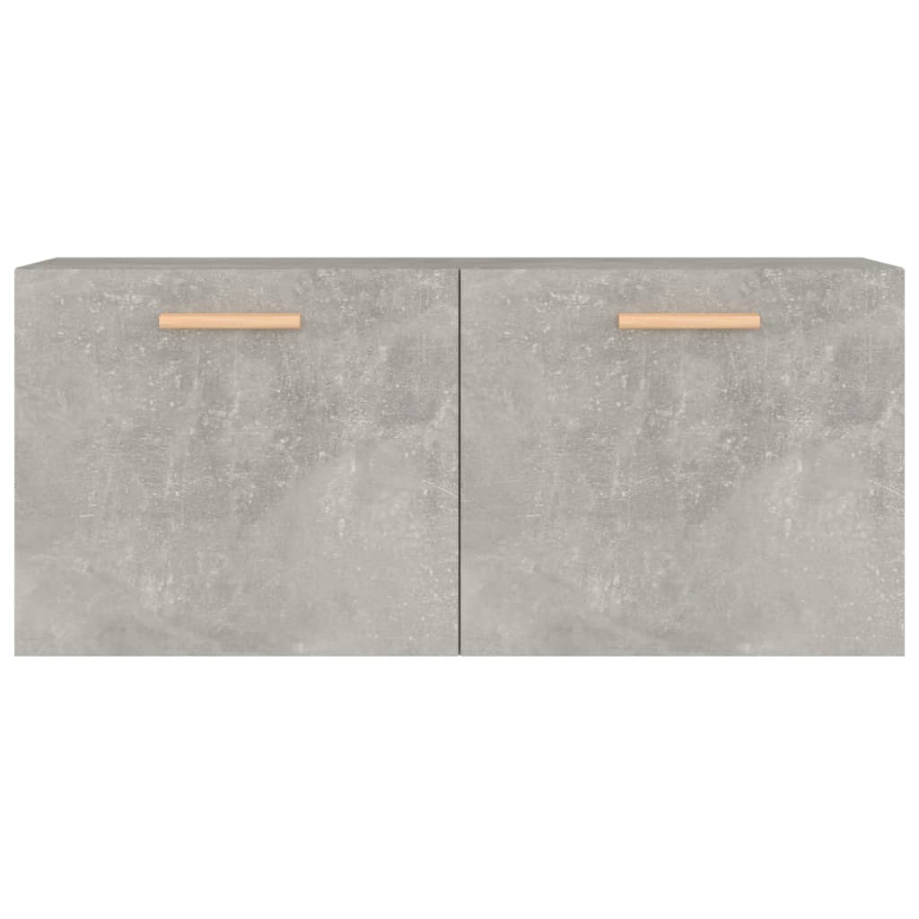 vidaXL Wandkast 80x35x36,5 cm bewerkt hout betongrijs