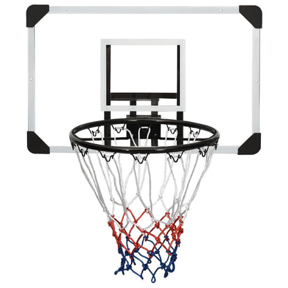 vidaXL Basketbalbord 71x45x2,5 cm polycarbonaat transparant