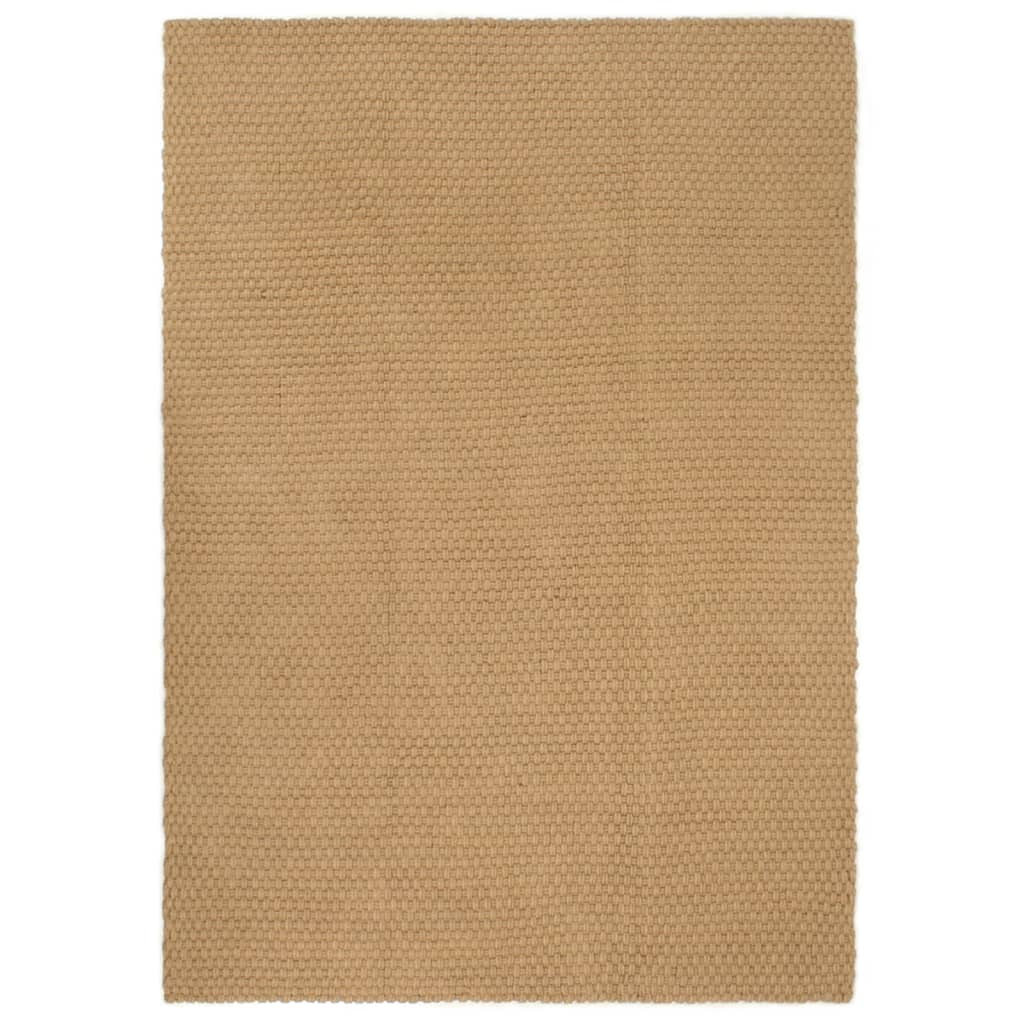 vidaXL Vloerkleed rechthoekig 120x180 cm jute naturel