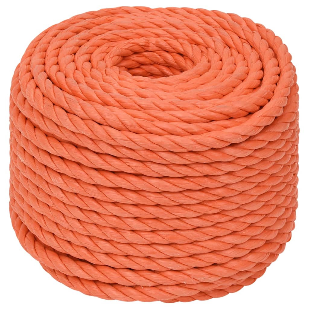 vidaXL Werktouw 24 mm 100 m polypropeen oranje