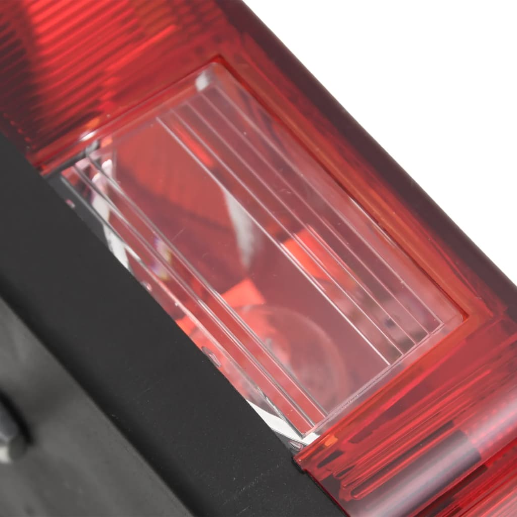 vidaXL Aanhangerlampen 2 st klassiek peertje 12 V 23x6x13 cm rood