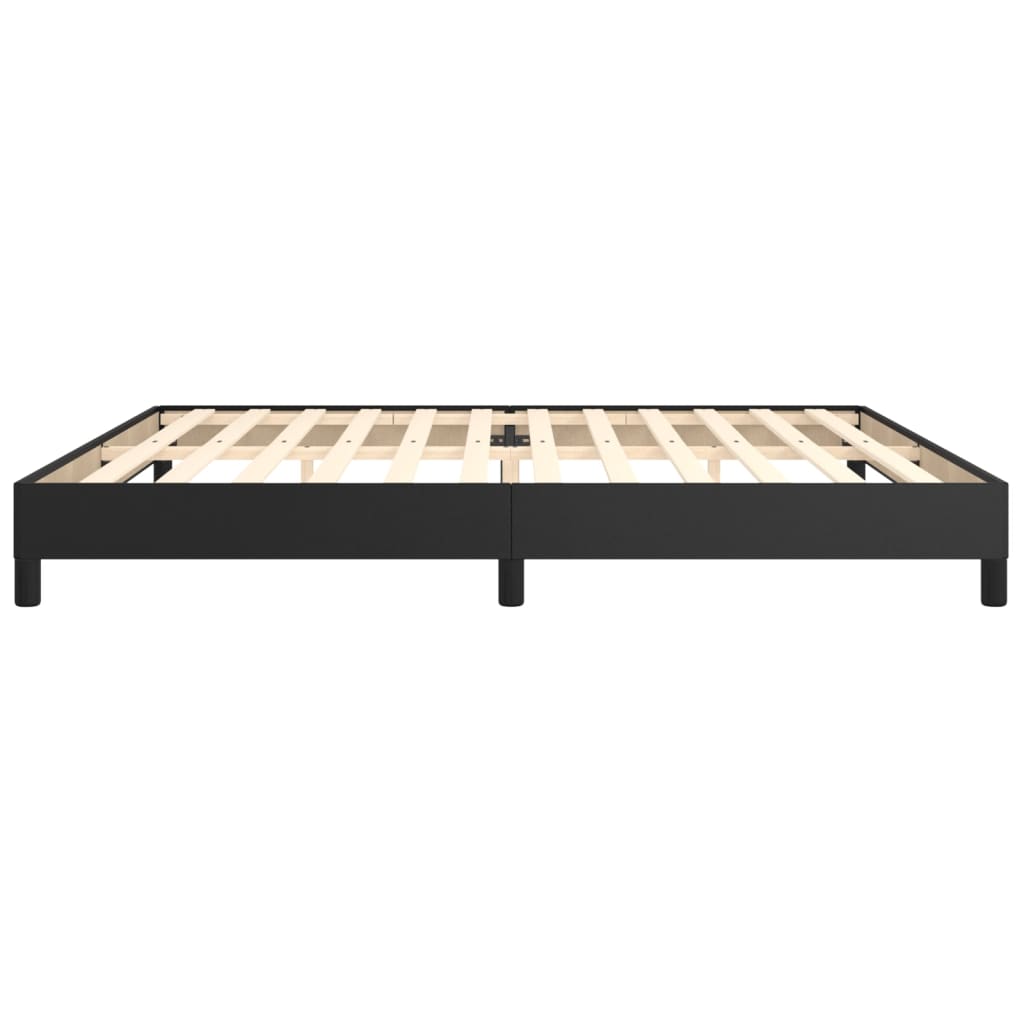 vidaXL Bedframe kunstleer zwart 200x200 cm