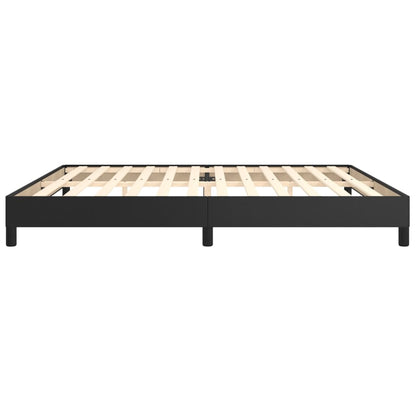 vidaXL Bedframe kunstleer zwart 200x200 cm