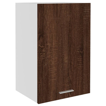 vidaXL Wandkast 39,5x31x60 cm bewerkt hout bruin eikenkleur