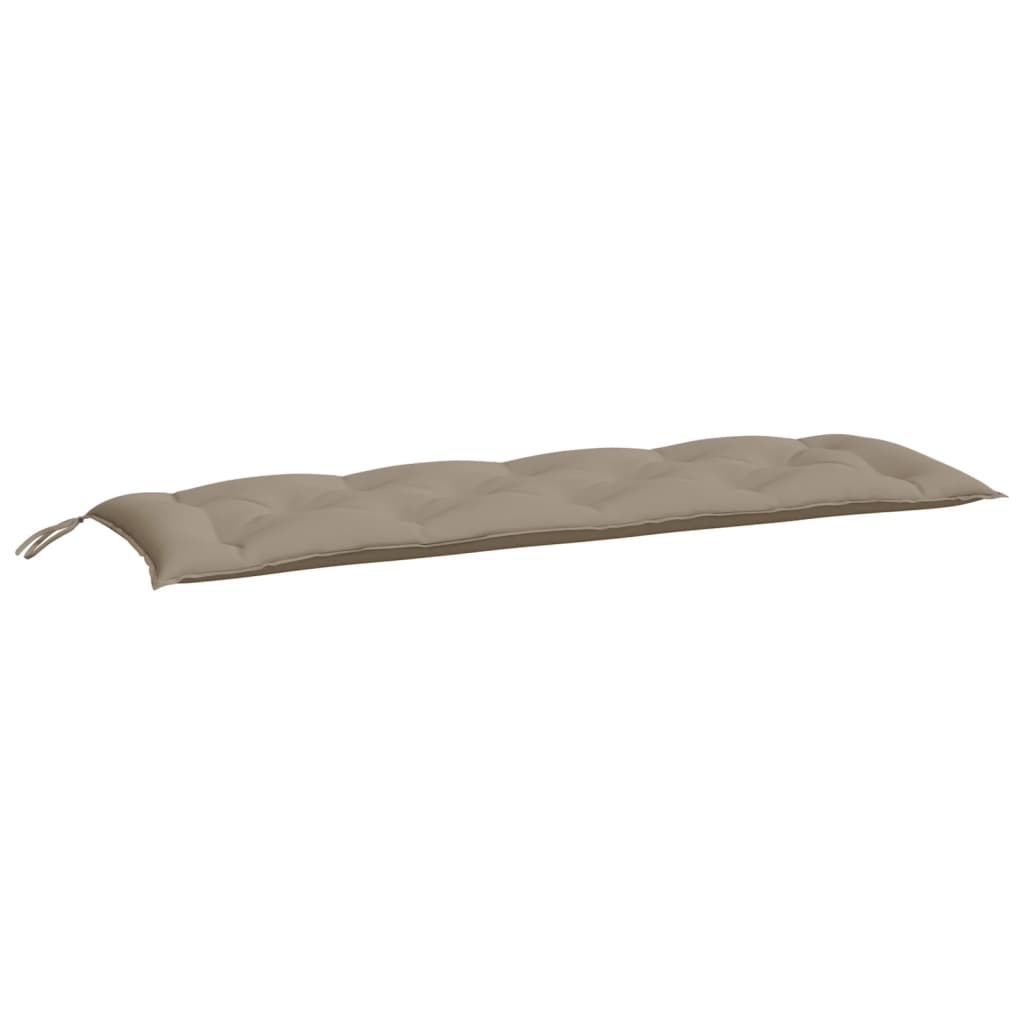 vidaXL Tuinbankkussens 2 st 150x50x7 cm oxford stof taupe