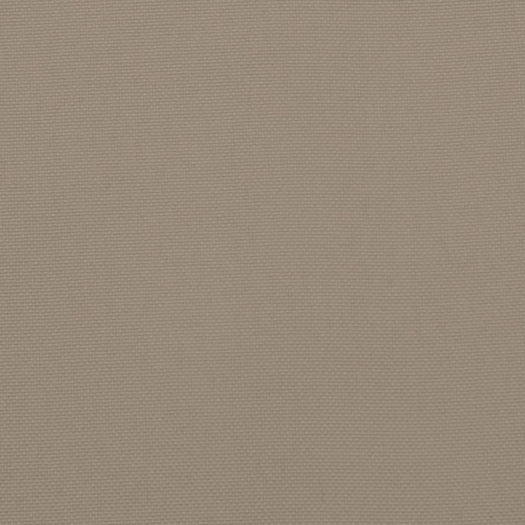 vidaXL Tuinbankkussens 2 st 150x50x7 cm oxford stof taupe