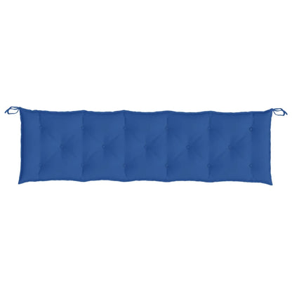 vidaXL Tuinbankkussens 2 st 180x50x7 cm oxford stof blauw