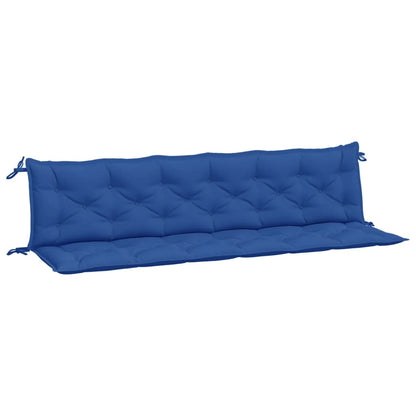 vidaXL Tuinbankkussens 2 st 200x50x7 cm oxford stof blauw