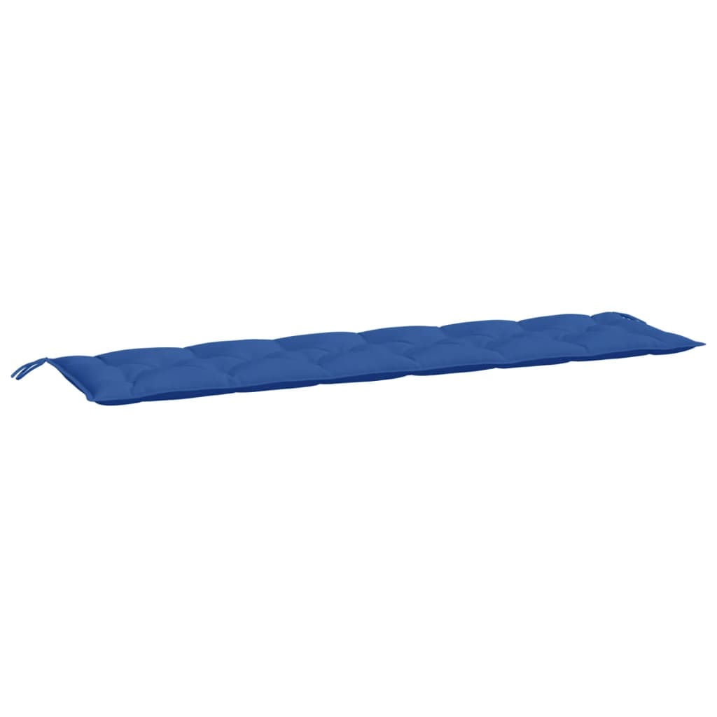 vidaXL Tuinbankkussens 2 st 200x50x7 cm oxford stof blauw