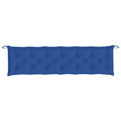 vidaXL Tuinbankkussens 2 st 200x50x7 cm oxford stof blauw