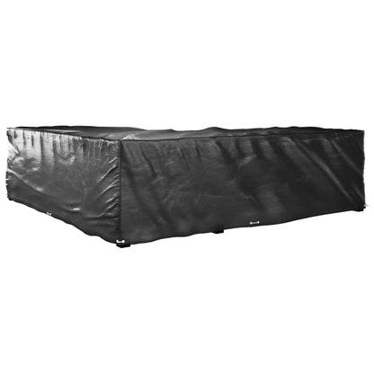 vidaXL Tuinmeubelhoezen L-vormig 2 st 16 oogjes 285x285x70 cm