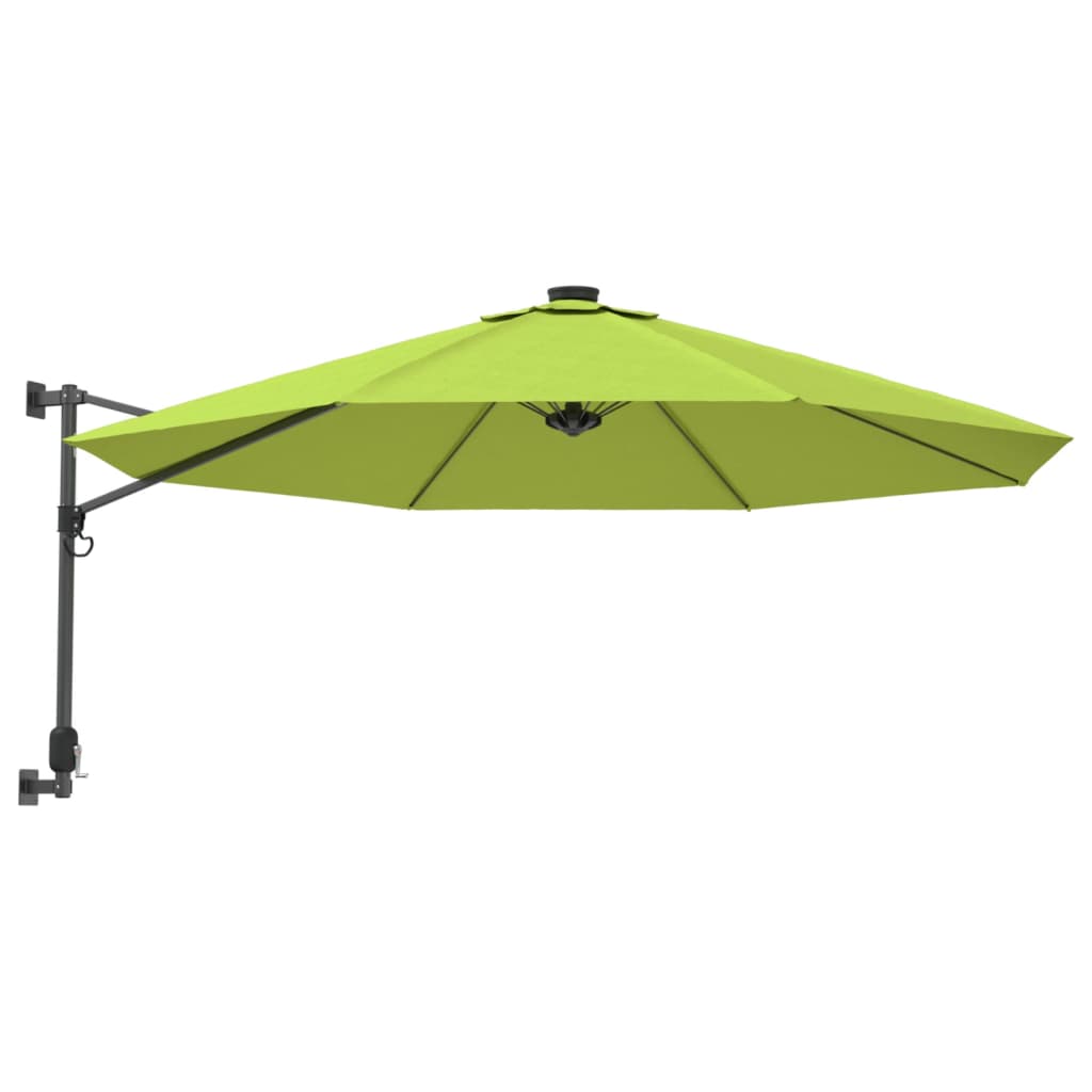 vidaXL Wandparasol 290 cm appelgroen