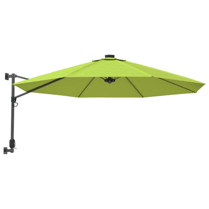 vidaXL Wandparasol 290 cm appelgroen