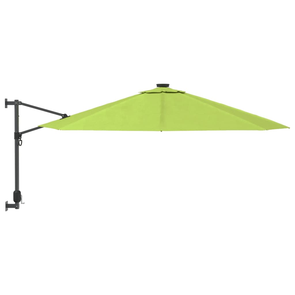 vidaXL Wandparasol 290 cm appelgroen