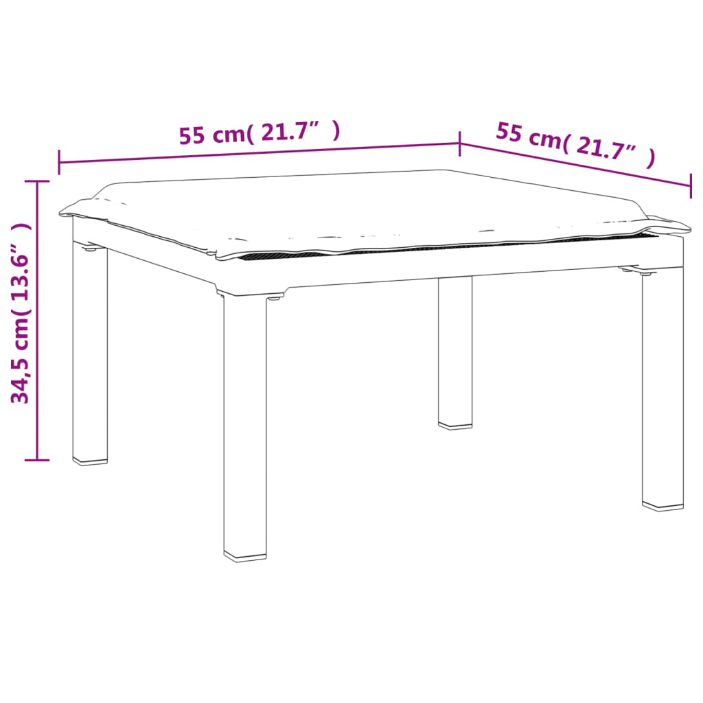 vidaXL 7-delige Loungeset poly rattan zwart en grijs