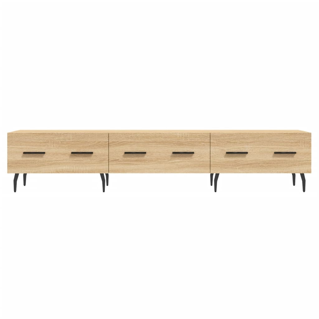 vidaXL Tv-meubel 150x36x30 cm bewerkt hout sonoma eikenkleurig