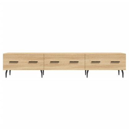 vidaXL Tv-meubel 150x36x30 cm bewerkt hout sonoma eikenkleurig