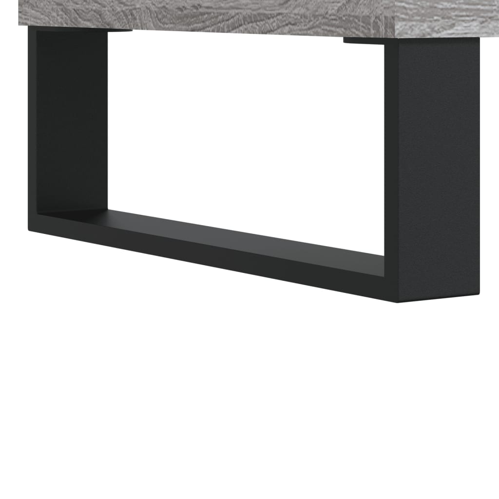 vidaXL Tv-meubel 150x36x30 cm bewerkt hout grijs sonoma eikenkleurig