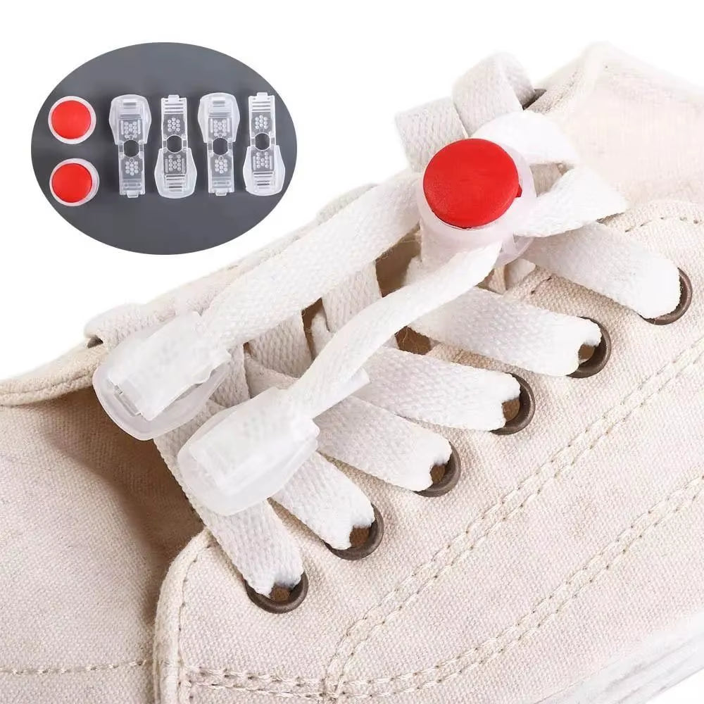 Adjustable Shoelaces Lock Device Creativity No Need to Tie Shoe Accessories Shoelace Clip Shoelaces Spring Lock Shoelaces Lock