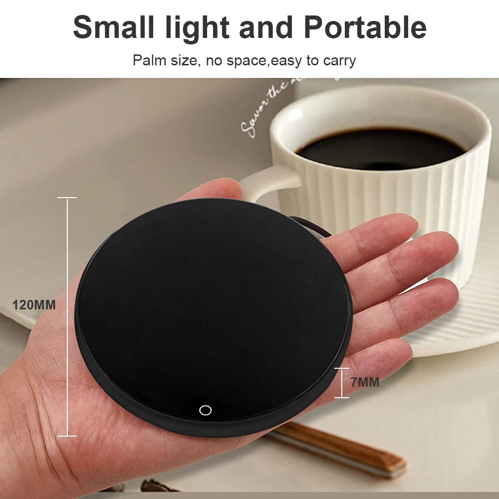 Coffee Cup Heater Mug Warmer USB Heating Pad Electric Milk Tea Water Thermostatic Coasters Cup Warmer for Home Office Desk DC 5V